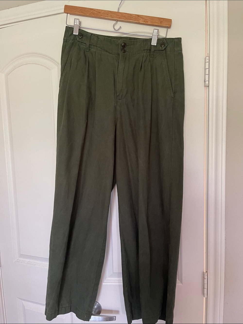 Madewell Olive Green Harlow Pants